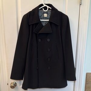 J.Crew Women’s peacoat. Black.